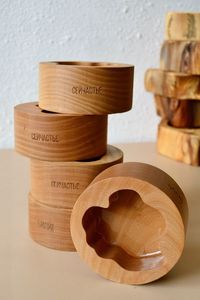 Portavelas decorativo de madera para el hogar, bodas, regalos festivos, vela premium para decoración de mesa y aromaterapia - Product Image 4