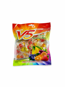 OEM ODM V5 Layered Fruit Gummy Candy Peelable Soft & Chewy Rich Fruity Flavor Fun <b>Snack</b> Factory Wholesale Price - Product Image 2