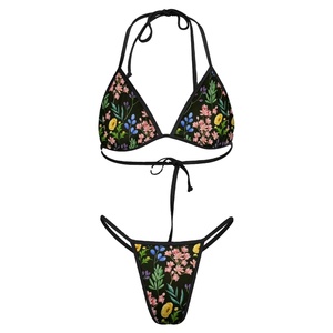 Best OEM New Design Sexy <b>Bikini</b> <b>Set</b> Sublimation Printed Eco Friendly Lightweight Women's Beachwear <b>Bikini</b> <b>Set</b> - Product Image 2