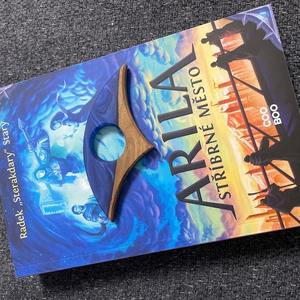 Marque-page écologique en bois et résine pour le pouce - Product Image 2