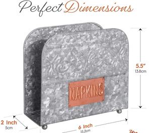 Soporte para servilletas moderno con 2 ranuras - Product Image 5