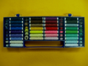 AA0015 <b>Sewing</b> kit | Portable <b>Sewing</b> Thread <b>Set</b> With 40 Colors For Machine <b>Sewing</b> Plastic Case Organized Storage Box - Product Image 6