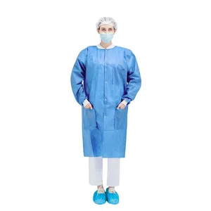 Tenues médicales professionnelles unisexes, ensemble d'uniformes infirmiers pour hôpitaux et cliniques, matière nylon/coton, logo personnalisé - Product Image 6