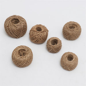 Balle de ficelle de jute rustique pour emballage cadeau artisanal, arrangements floraux, tressage de paniers, attaches de jardin et fournitures d'artisanat - Product Image 2