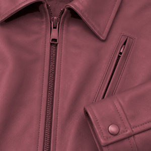 Chaqueta de Cuero Negra Personalizada para Hombre, Estilo Motero Vintage, Cuello Alto, Cierre de Cremallera, Proveedor Mayorista - Product Image 6