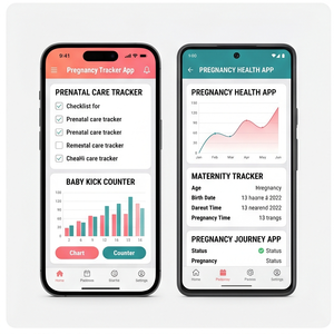 Royalcraft Pregnancy Tracker App – Baby Growth, Weekly Updates, Due Date Calculator, Health Tips - Product Image 3