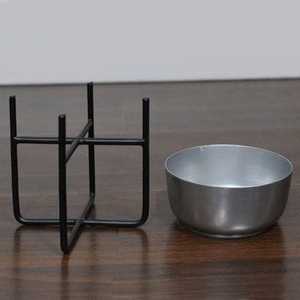 Rustic Metal Flower <b>Pot</b> Circular Design Durable Finish for Garden Use with Flower Green Plant - Product Image 2