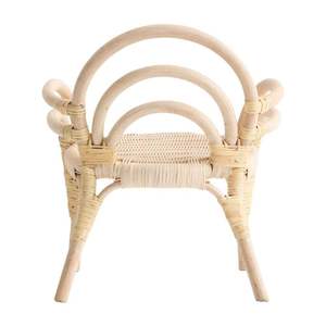 Natural Rattan Eco Friendly Handcrafted Children Seating Factory Price Wholesale Baby Rattan <b>Chairs</b> Kids Furniture Nursery Room - Product Image 2