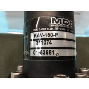 AMAT 3870-00118 MDC MFG KAV-150-P 311074-1010 - Équipements et pièces semi-conductrices d'origine fiables à l'échelle mondiale - Product Image 4