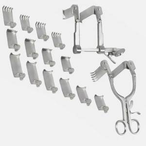 Retractor cervical Caspar para columna vertebral, juego completo de instrumentos ortopédicos, aprobado por la CE, acero inoxidable, EE. UU. y Europa - Product Image 5