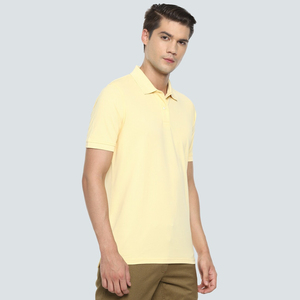 Polo Clásico para Hombre en Color Verde Azulado, Cuello en Contraste de Color Sólido, Corte Ajustado, Manga Corta, Informal, para Golf - Product Image 3