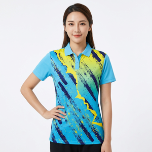 <b>Men's</b> Short Sleeve Polo Shirt With Geometric Pattern Sublimation Print Quick Dry Knitted Polyester Casual Regular Fit - Product Image 5