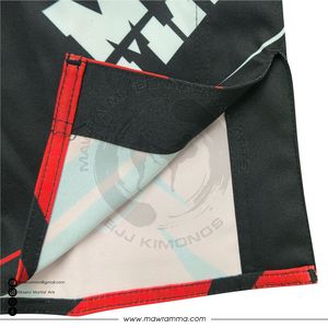 Pantalones Cortos de Entrenamiento de MMA Personalizados: Cintura Elástica con Cierre de Velcro y Cordón Ajustable – Pantalones Cortos de Lucha con Estampado por Sublimación Duradero - Product Image 5