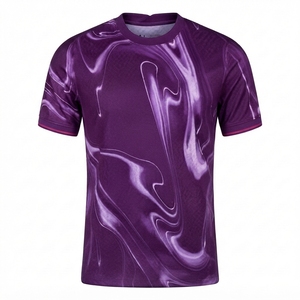เสื้อฟุตบอลสำหรับการแข่งขัน คุณภาพพรีเมียม ชุดกีฬาทีม พร้อมบริการสกรีนโลโก้ตามสั่ง บริการ OEM ขนาดตามสั่ง ผู้ผลิตฉลากสินค้าส่วนตัว - Product Image 1