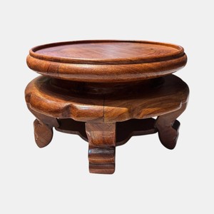 Base redonda de madera de fragancia aromática, 5 patas, altura 26cm. - Product Image 2