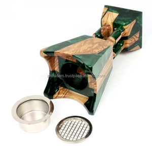 Brûleur Bakhoor en résine multicolore pour cadeau de mariage Brûleur d'encens électrique - Product Image 2