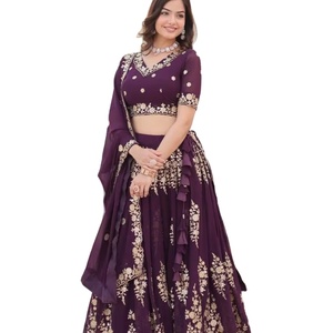 ผ้าจอร์เจียเจ็ตปักเลื่อมผ้าหนังเทียมสำหรับนักออกแบบล่าสุด - Product Image 1