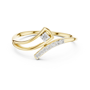 Anillo Clásico de Diamantes Cultivados en Laboratorio para Mujer, Oro Blanco de 18 Quilates con Baño de Rodio, Certificado, para Compromiso, Boda, Regalo - Product Image 6