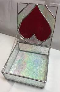 Caja de Almacenamiento de Joyas Hecha a Mano de Latón y Vidrio con Color Personalizado y Capacidad Personalizada para Anillos, Pendientes y Accesorios Pequeños - Product Image 2
