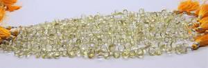Perles de quartz citron naturel facettées en forme de poire, 5x7MM, 8 pouces, perles de quartz citron naturel en vrac pour bijoux - Product Image 2