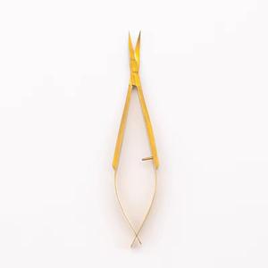 Ciseaux à sourcils incurvés en acier inoxydable, lame tranchante, pour droitiers, outil de maquillage beauté - Product Image 3