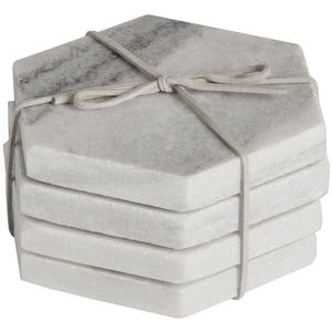 Posavasos de Mármol Ecológicos para Decoración del Hogar, Duraderos, Lavables, de Piedra Natural, como Protectores y Alfombrillas - Product Image 1