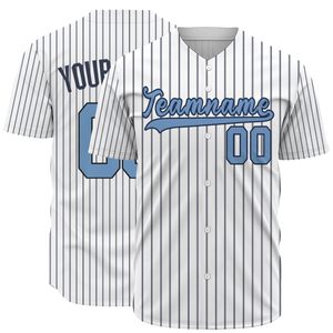 Camisetas de Béisbol para Hombre al Por Mayor de la Mejor Calidad, Talla Grande, Tejido de Malla Transpirable, Impresión Personalizada con Nombre del Equipo, Dos Botones, 100% Poliéster - Product Image 1