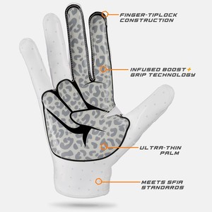 Guantes de Fútbol Grip Boost Solid Stealth 6.0 Boost Plus con Silicona Transpirable y Cierre de Gancho y Bucle para Adultos y Jóvenes, Ideales para Recepciones - Product Image 2