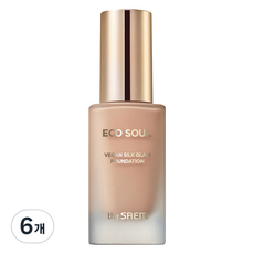 Fondotinta Liquido The Saem Eco Soul Vegan Silk Glam 30ml 6pz 23 Beige Naturale per Tonalità di Pelle Media - Scontato - Product Image 1