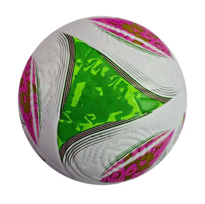 Ballon de football en cuir PU personnalisable, durable et très vendu, taille 5, thermocollé - Product Image 2