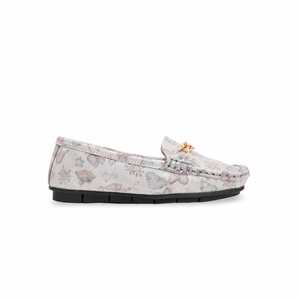 Girls Silver Fancy Moccasin KD2298 for <b>Cocktail</b> <b>Dresses</b> - Product Image 4