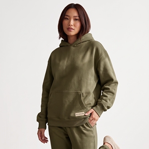 custom taupe <b>grey</b> hoodie women heavy blend fleece front pocket pullover <b>plain</b> solid color warm casual streetwear daily <b>hoodies</b> - Product Image 6