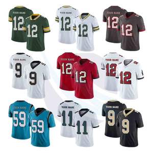 Maillot de football américain SPOFIT personnalisé 100% polyester mesh, coupe ample et oversize, grande taille, antibactérien, séchage rapide, unisexe - Product Image 6