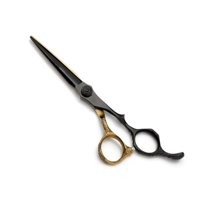 Kit de ciseaux de coiffure de haute qualité, ciseaux de barbier professionnels de 6 pouces avec étui en cuir de protection - Product Image 1