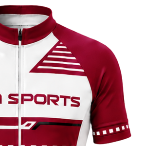Crimson Red White <b>Cycling</b> Jersey <b>Shorts</b> Set <b>Short</b> Sleeve Full Zip Quick Dry <b>Padded</b> Bicycle Racing Training Team Performance - Product Image 6