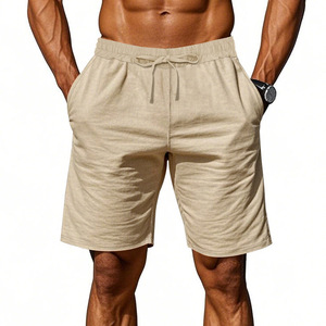 Shorts de bain pour hommes à séchage rapide, légers, pour l'été, avec cordon de serrage à la taille et poches, shorts décontractés - Product Image 2