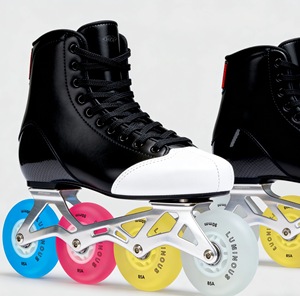 <span class=keywords><strong>Ruedas</strong></span> para Patines en Línea de 76mm 64mm 80mm, LED Luminosas Intermitentes, PU Impermeable, Duraderas, Ligeras, Brillo Ajustable, para Exteriores y Alta Velocidad - Product Image 4