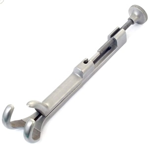 Pince à os Lowmann 5''-13 cm en acier allemand, instrument orthopédique manuel, mâchoires à 2 pointes 3/4'', certifié CE - Product Image 1