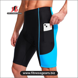 High Performance Eco-Friendly Breathable Spandex/Polyester <b>Cycling</b> <b>Shorts</b> Customizable Options Men-<b>Padded</b> Comfort Quick Dry - Product Image 3