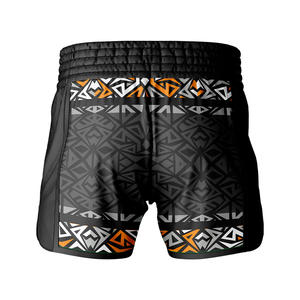 Pantalones Cortos de Boxeo y Muay Thai Unisex, Personalizados, de Cintura Alta, Ligeros, Transpirables, 100% Poliéster, con Diseño Serigrafiado - Product Image 5