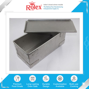 Good Quality Bulk Supply Non Stick Coated <b>Baking</b> Dishes & Pans Heavy Duty and <b>Oven</b> Safe 800g Bread Pan with Sliding Lid - Product Image 2