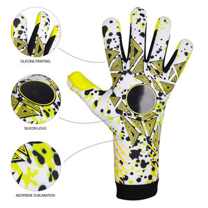 Gants de gardien de but unisexes en cuir de haute qualité, faits sur mesure, imperméables, à fermeture à lacets, avec logo personnalisé - Product Image 5