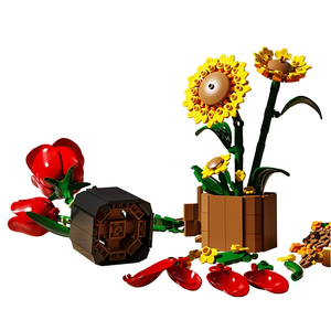 ชุดตัวต่อดอกไม้ 13034 ชิ้น ชุดของเล่นตัวต่อดอกไม้ DIY ของขวัญวันวาเลนไทน์ ชุดตัวต่อรูปดอกกุหลาบ สำหรับเด็กผู้หญิง เพื่อน และผู้ใหญ่ - Product Image 5