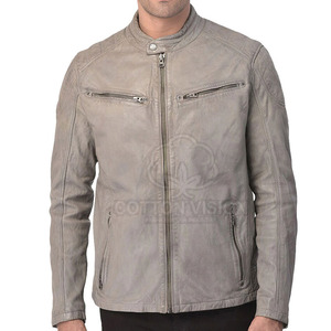Veste en cuir de qualité supérieure pour homme 2026, couleur personnalisée, 100 % cuir, disponible en taille adulte - Product Image 1