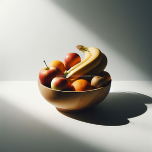 ชามไม้อะคาเซียแบบชนบทสำหรับใส่สลัดของตกแต่งกลางโต๊ะสำหรับซุปบ้านและโอกาสราเม็ง - Product Image 4