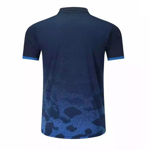 เสื้อโปโลผู้ชายแขนสั้นทรงเข้ารูปสีพื้นแบบใหม่ ป้องกันการหดตัว แห้งเร็ว เหมาะสำหรับใส่ทำงานหรือเล่นกอล์ฟ - Product Image 3