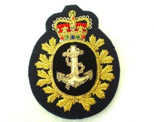 Insignias bordadas a mano con hilo de alambre, insignias bordadas de la mejor calidad OEM, insignia bordada personalizada con encaje. - Product Image 1