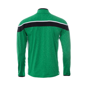 Customized Color Long Sleeve Half Zip Lightweight Sport <b>Shirt</b> <b>Black</b> <b>White</b> <b>Stripes</b> Breathable Polyester Outdoor All Sports - Product Image 4