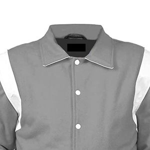 Chaqueta de Béisbol Varsity Personalizada con Cuello Alto para Hombre, Estilo Universitario, al por Mayor, Chaqueta de Invierno Lisa - Product Image 6