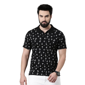Polo homme personnalisé imprimé en gros, fabriqué en usine, 100% coton, qualité supérieure, manches courtes, décontracté - Product Image 5